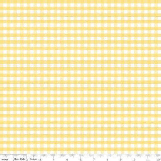 Large Gingham - per yard - Riley Blake Designs - Yellow - C450-50 - RebsFabStash