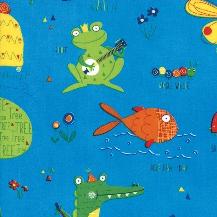 Moda Fabrics Later Alligator Bug Cloud Fabric