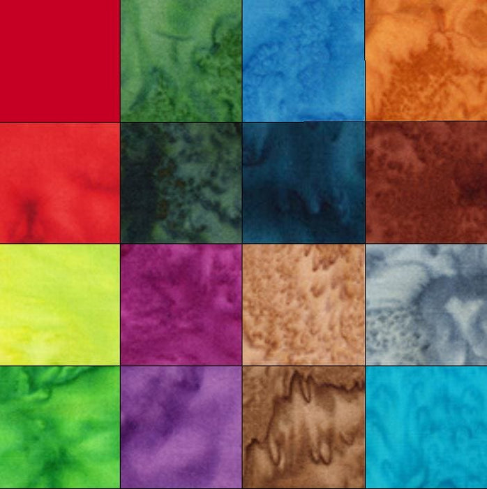 Lava Solid Batik - Splash - Per Yard - Anthology - Batik Basics - 100Q ...