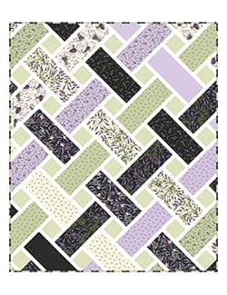 NEW! The Tessa Quilt - Quilt KIT - by Erica Jackman - Kitchen Table Quilting - Features Lavender Sachet by Maywood Studio - 56.5" x 68"-Quilt Kits & PODS-RebsFabStash