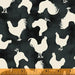 Les Poulets Encore - per yard - Windham Fabrics - Whistler Studios - Chickens on Black - 31292A-1 - RebsFabStash