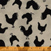 Les Poulets Encore - per yard - Windham Fabrics - Whistler Studios - Chickens on Off-White - 31292A-2 - RebsFabStash