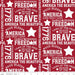 Let Freedom Soar - Text - Off White - per yard - by Tara Reed - for Riley Blake - America, Patriotic - C10520-OFFWHITE - RebsFabStash