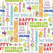 Let's Celebrate - per yard - Henry Glass by Beth Logan - Cakes on Yellow 1068-44 EOB - RebsFabStash