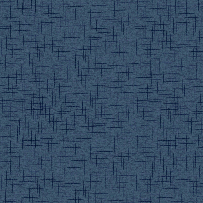 Linen Texture - 108" WIDE BACK - REMNANT - Maywood - KimberBell Quilt Backing - by Kim Christopherson - Navy - MASQB204-N - RebsFabStash