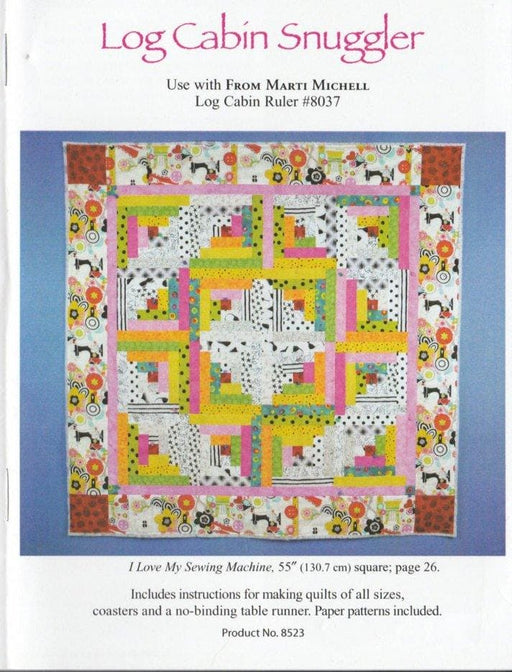Log Cabin Snuggler - Pattern by Marti Michell - RebsFabStash