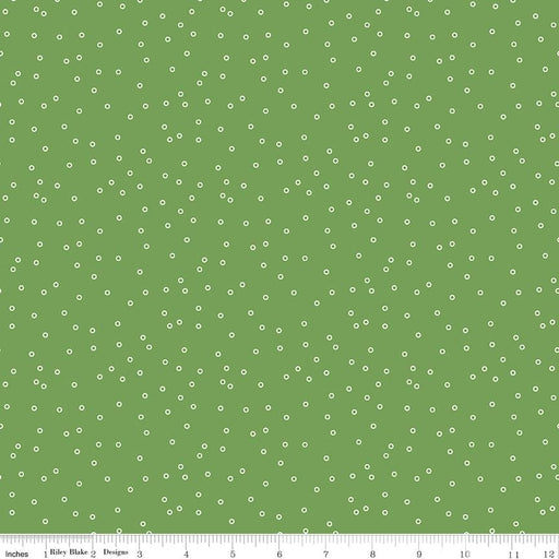 Lori Holt PRIM Collection - Per Yard - Prim Circles Clover - Lori Holt of Bee in My Bonnet - Riley Blake Designs - C9693-CLOVER - RebsFabStash