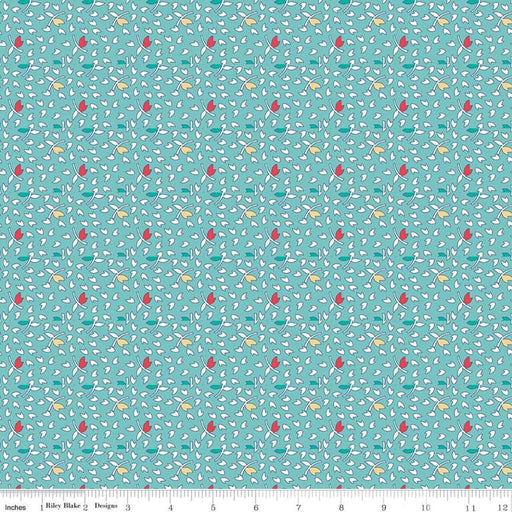 Lori Holt Vintage Happy 2 Fabric Collection - Per Yard - Vintage Happy 2 fabrics - Riley Blake - Leaves Cottage - C9141 Cottage - RebsFabStash