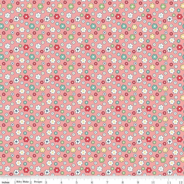 Lori Holt Vintage Happy 2 Fabric Collection - Per Yard - Vintage Happy 2 fabrics - Riley Blake - Planter Box Frosting - C9139 Frosting - RebsFabStash
