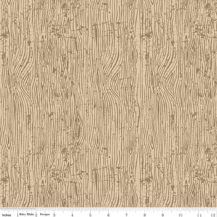 Lumber Jack Aaron - PANEL - per yard -Riley Blake Designs- Stacy West-Buttermilk Basin Design- Digital Print Panel 36" - P8709 CREAM - RebsFabStash
