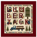 Lumber Jack Aaron -per yard -Riley Blake Designs- Stacy West-Buttermilk Basin Design- Black Words on Red (Brick) C8703 Red - RebsFabStash