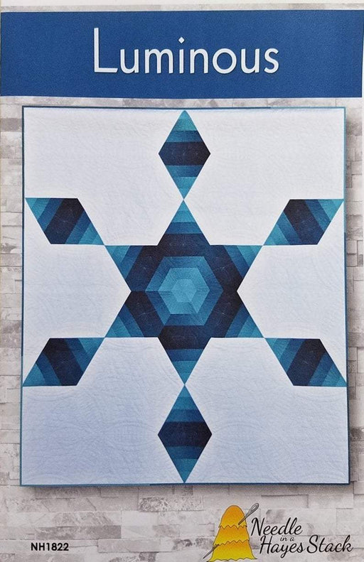 Luminous - Quilt pattern - Gelato Ombre fabrics - Tiffany Hayes - Needle in a Haystack - Finished size of quilt is 48" x 56" - NH1822 - RebsFabStash