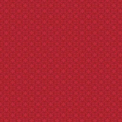 Modern Melody Basics - Crimson Red - per yard - by Henry Glass Fabrics - 1063-88 Crimson Red - RebsFabStash