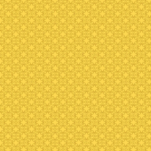 Modern Melody Basics - Marigold - per yard - by Henry Glass Fabrics - 1063-48 Marigold Yellow - RebsFabStash