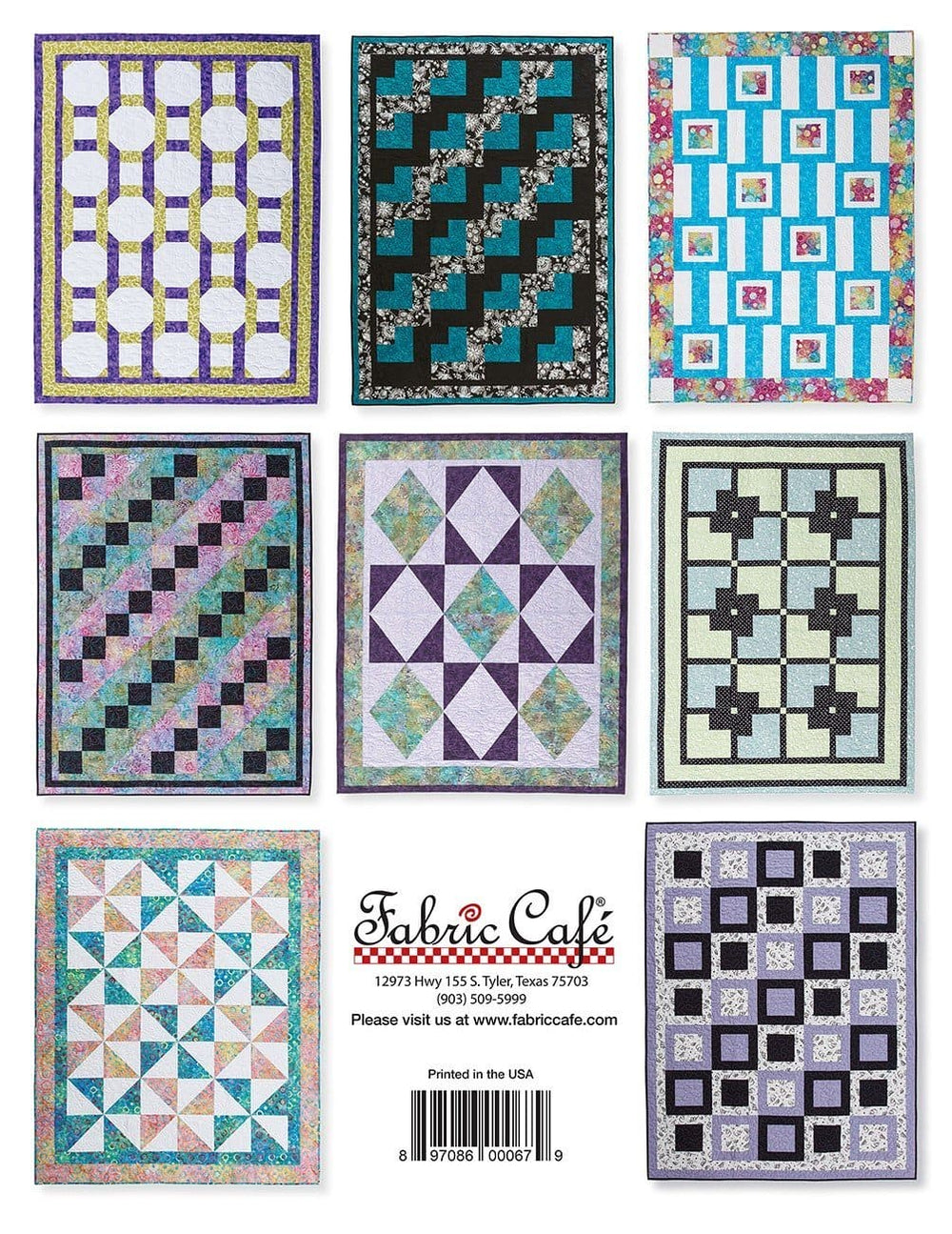 Modern Views Quilt PATTERN book by Donna Robertson of Fabric Cafe