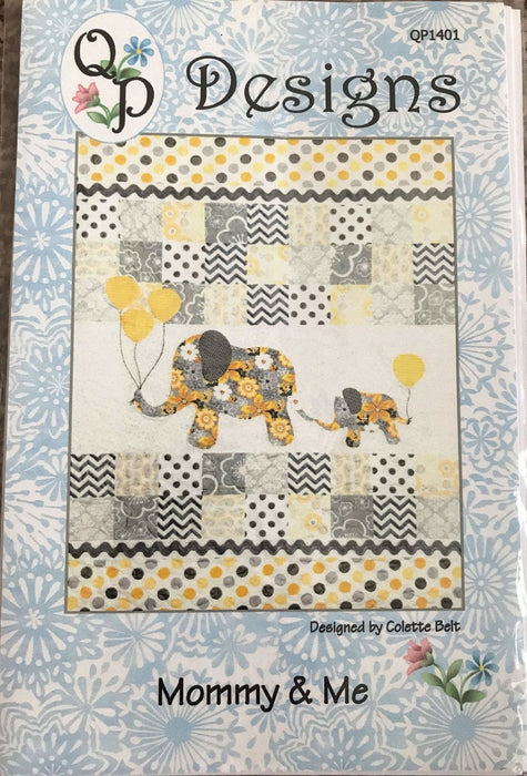 Mommy & Me - Quilt Pattern by Quilter's Paradise - Finished size 40" x 52" - cute for a baby quilt! - RebsFabStash