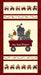 My Red Wagon - per panel - by Debbie Busby - Henry Glass - Large 36" Panel - Calendar Panel - 2557P-88 Red - RebsFabStash