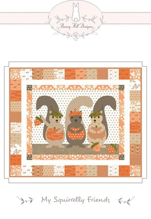My Squirrelly Friends - Quilt Pattern - by Bunny Hill Designs for MODA - uses Squirrelly Girl - #2162 - RebsFabStash