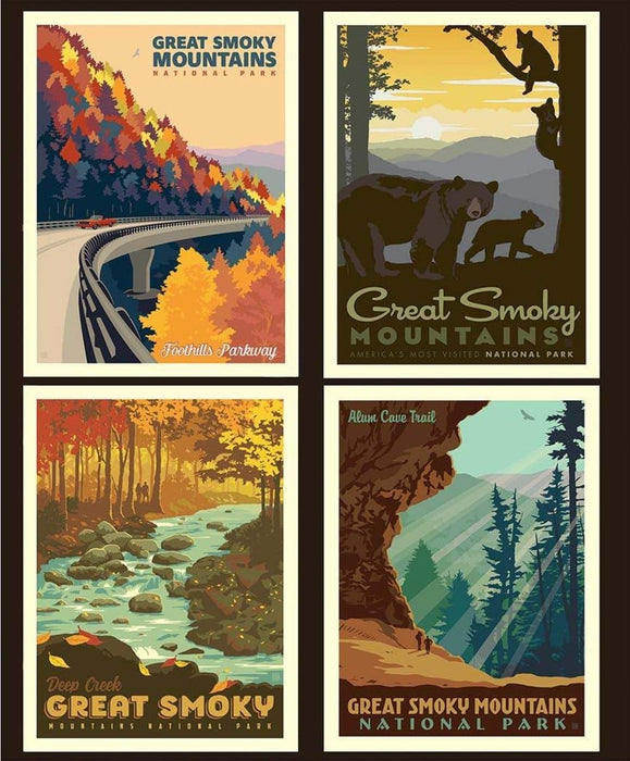 National Parks Wilderness Wonders Panel - per panel - Riley Blake Designs - HUGE 56" x 72" Panel!! - EOB - RebsFabStash