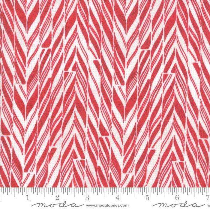 Naughty or Nice - Candy Cane Silver Bell - by the yard - by BasicGrey for MODA - 30634 11 - RebsFabStash