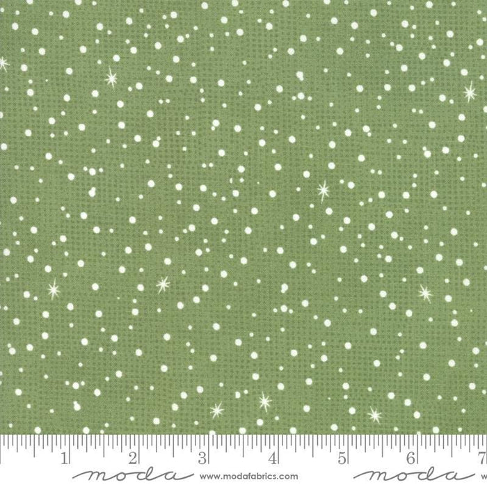 Naughty or Nice - Carols Snow Spearmint - by the yard - by BasicGrey for MODA - 30635 13 - RebsFabStash