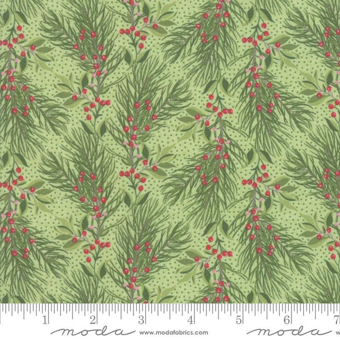 Naughty or Nice - Garland Winter Spruce - by the yard - by BasicGrey for MODA - 30632 15 - RebsFabStash