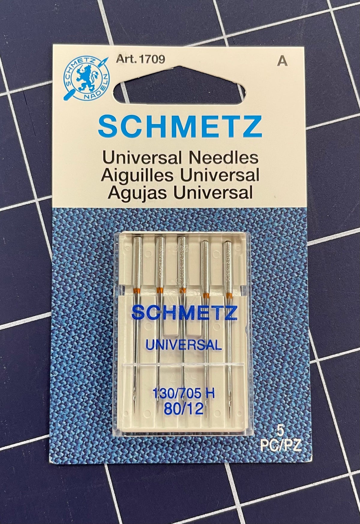Schmetz - Universal Sewing Machine Needles - Size 80/12 - 5 pack - Art