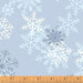 NEW! 108" Wide Back - Snowflake on Grey - per yard - Windham Fabrics - 51461-1 - RebsFabStash
