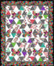 NEW! A Groovy Garden Butterfly Quilt - PATTERN - Jason Yenter - In The Beginning Fabrics - 2 Color Options: Multi or Pink! - 93.5" x 115.5" - #AGG BQ PATT - RebsFabStash