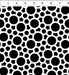 NEW! A Groovy Garden - Circles - Per Yard - Jason Yenter - In The Beginning Fabrics - Black & White - Black - 9AGG-1 - RebsFabStash