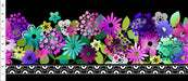NEW! A Groovy Garden - Garden Small - Per Yard - Jason Yenter - In The Beginning Fabrics - Purple - 3AGG-2 - RebsFabStash