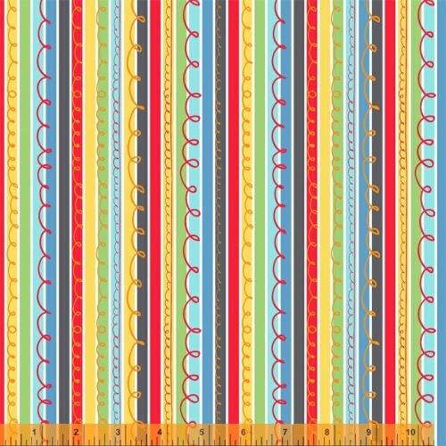 New! A TO ZOO - Loose Gingham - Per Yard - by Whistler Studios - Windham Fabrics - Tonal, Blender - Blue - 52214-4 - RebsFabStash