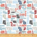 New! Across the USA - per yard - By Whistler Studios for Windham Fabrics - 52206-3 - State Names on White - RebsFabStash