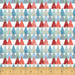 New! Across the USA - per yard - By Whistler Studios for Windham Fabrics - 52208-5 - Blue Mod Triangles - RebsFabStash