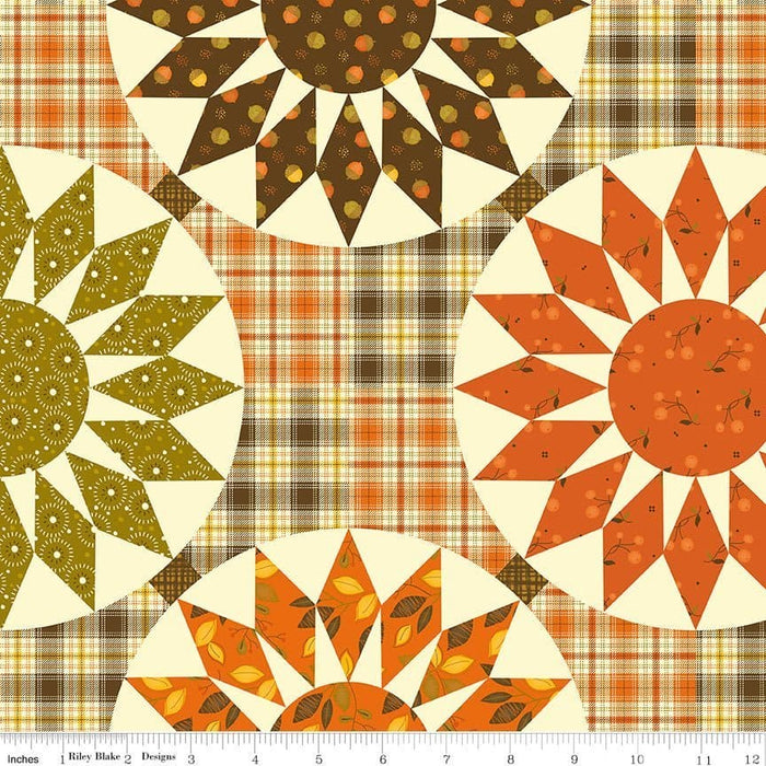 NEW! Adel In Autumn - Acorns - per yard - by Sandy Gervais for Riley Blake Designs - Fall - C10824-CREAM - RebsFabStash