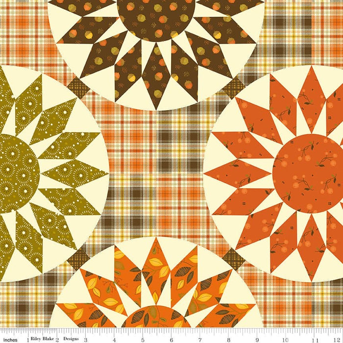 NEW! Adel In Autumn - Leaves - per yard - by Sandy Gervais for Riley Blake Designs - Fall - C10822-ORANGE - RebsFabStash