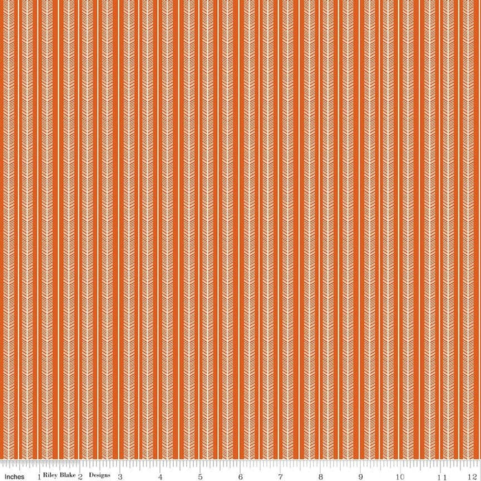 NEW! Adel In Autumn - Pumpkins - per yard - by Sandy Gervais for Riley Blake Designs - Fall - C10821-CHOCOLATE - RebsFabStash