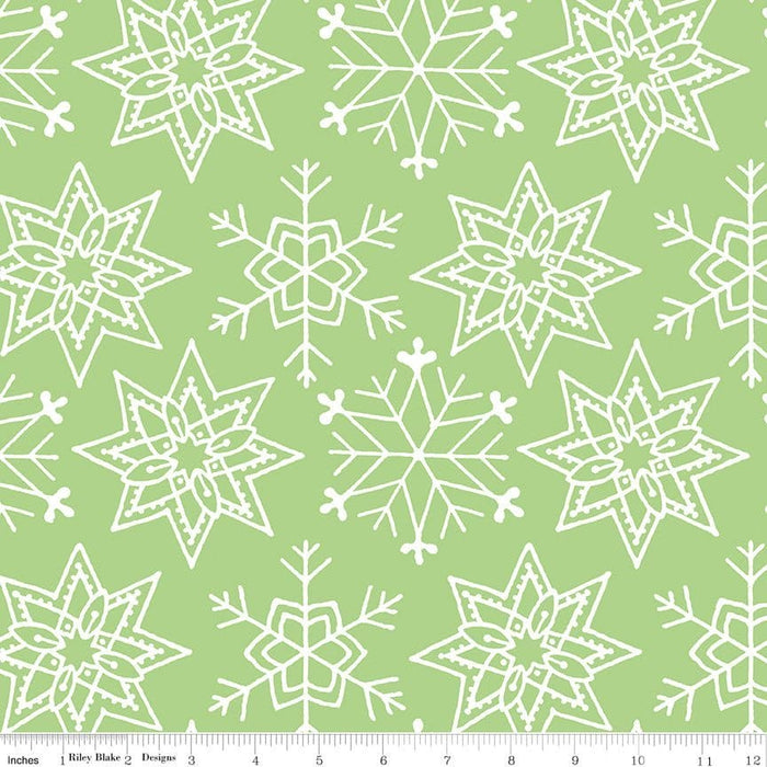 NEW! All About Christmas - Green Christmas Holly - per yard -by Janet Wecker Frisch for Riley Blake Designs - Winter - C10800-GREEN - RebsFabStash