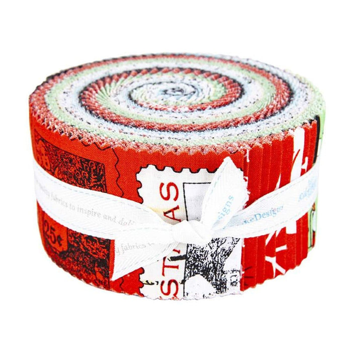 NEW! All About Christmas - Jelly Roll - (40) 2.5" Strips - Rolie Polie -by Janet Wecker Frisch for Riley Blake Designs - Winter - RP-10790-40 - RebsFabStash