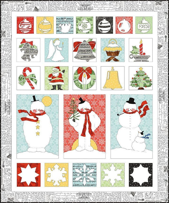 NEW! All About Christmas - Quilt KIT - by Janet Wecker Frisch - Riley Blake Designs - Used in the Snowman Sew Along - P149 - RebsFabStash
