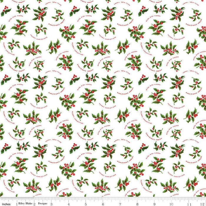 NEW! All About Christmas - Red Christmas Stars - per yard -by Janet Wecker Frisch for Riley Blake Designs - Winter - C10801-RED - RebsFabStash