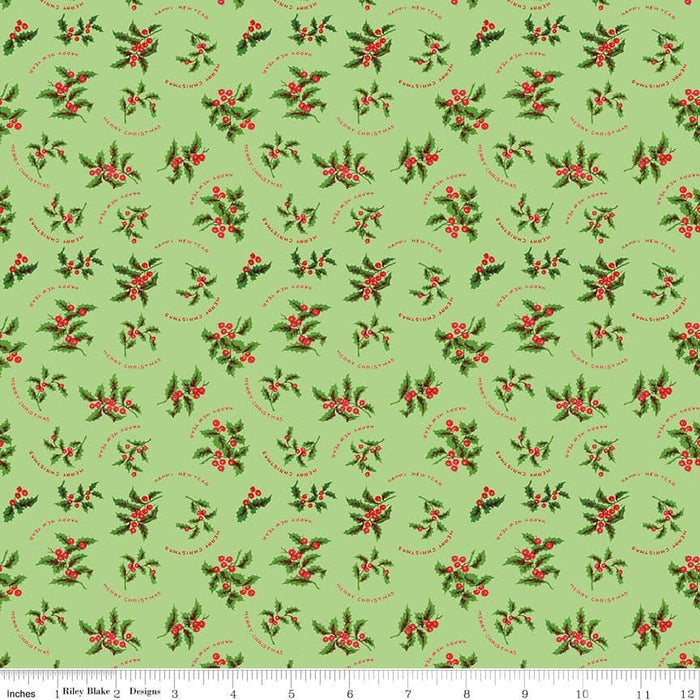 NEW! All About Christmas - Red Merry Christmas Story - per Yard -by Janet Wecker Frisch for Riley Blake Designs - Winter - C10794-RED - RebsFabStash