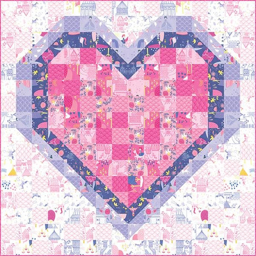 NEW! All of My Heart- Quilt Pattern - Stacy Iest Hsu for Moda - Finished Quilt 72" x 72" - RebsFabStash