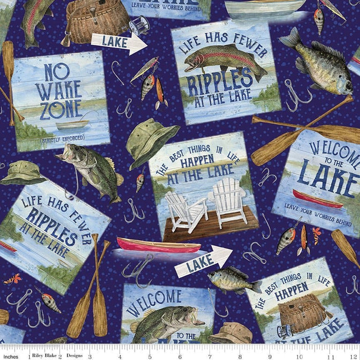 NEW! At The Lake Panel Quilt - Quilt KIT - Riley Blake Designs - Fabric by Tara Reed - Outdoors, Camping - RebsFabStash