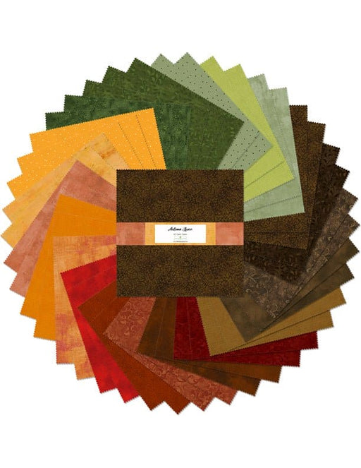 NEW! Autumn Spice - 10 Karat Gems - (42) 10" Squares - Stacker- Layer Cake- Wilmington Prints - Fall, Tonals - 512 82 512 - RebsFabStash