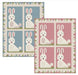 NEW! Baby Bunny Quilt KIT - Blue OR Pink - There's a Bunny in My Garden - designed by Open Gate Quilts - uses Flower & Vine by Monique Jacobs for Maywood Studio - RebsFabStash