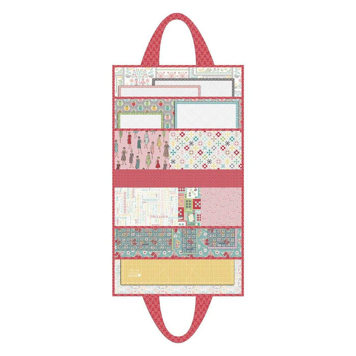NEW! Bee Organized Cutting Mat & Ruler Carrier - PATTERN - My Happy Place - Home Decorator Fabric - Lori Holt for Riley Blake designs - P018-CARRIER - RebsFabStash