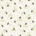 NEW! Bee You! - Bees - Per Yard - by Shelly Comiskey for Henry Glass - Cream - 103-40 - RebsFabStash