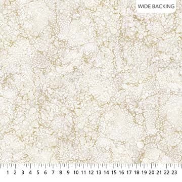 Bliss Backing - 108" Wide Back - Per Yard - by Northcott Studio - Digital Print - Vanilla Cream - RebsFabStash
