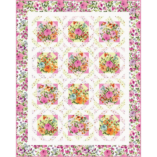 NEW! Bloom On! - Quilt KIT - by Maywood Studio - Floral - 59" x 74" - RebsFabStash